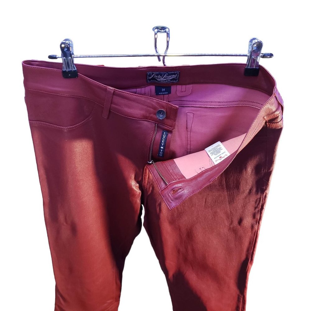 Lucky Brand Red Women's Pants - Picture 4 of 10
